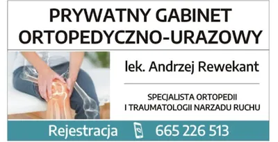 ORTOREW Ortopeda Prywatna praktyka lekarska Andrzej Rewekant